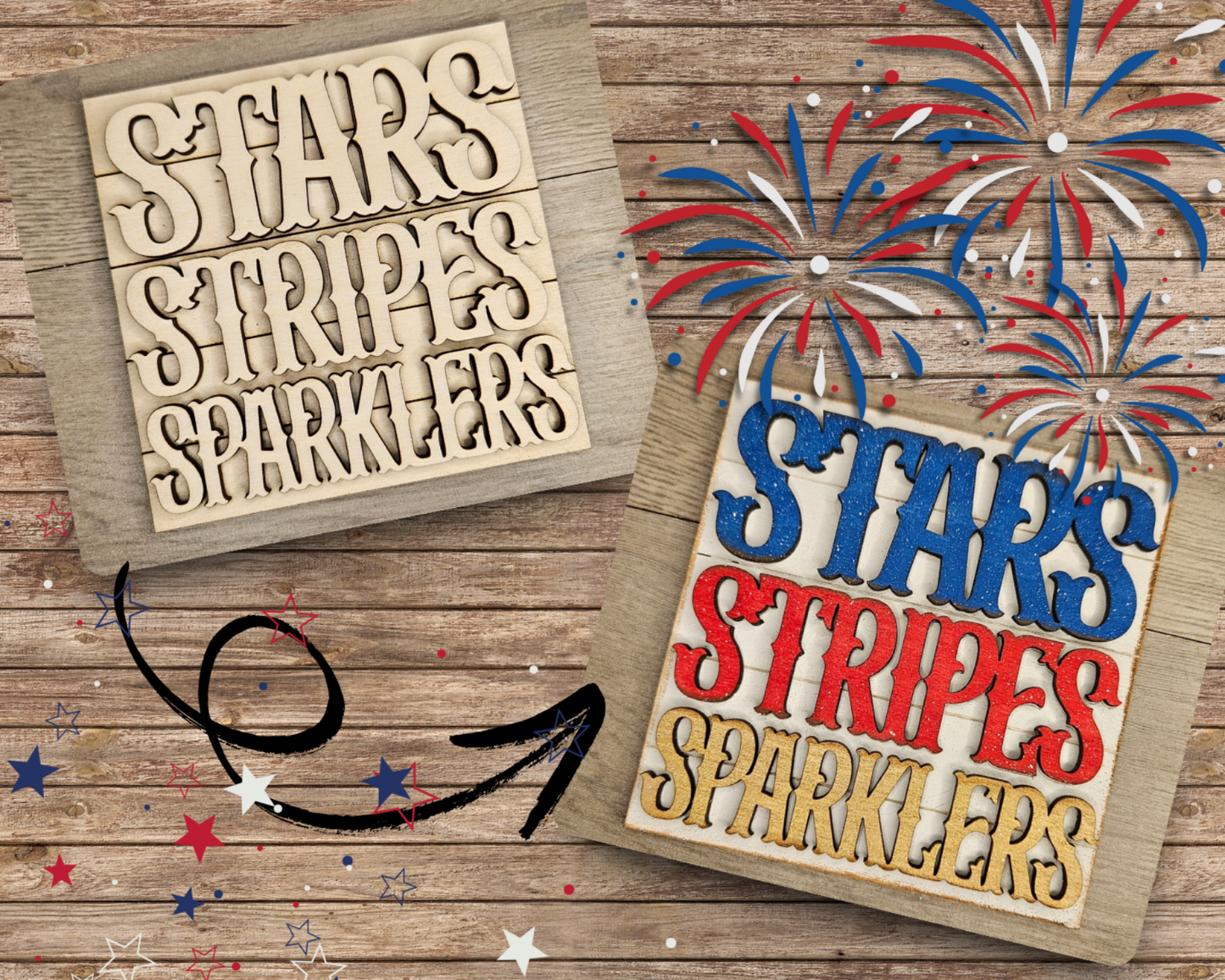 Stars, Strips, Sparklers | #4167