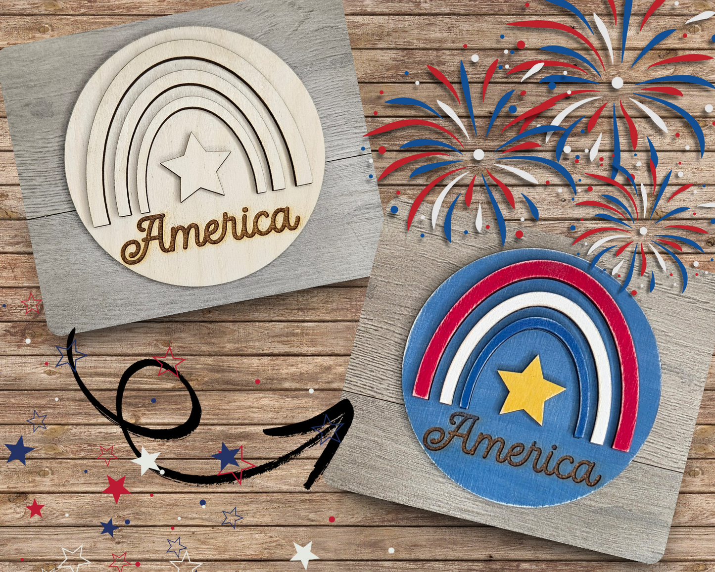 America Rainbow | #4948