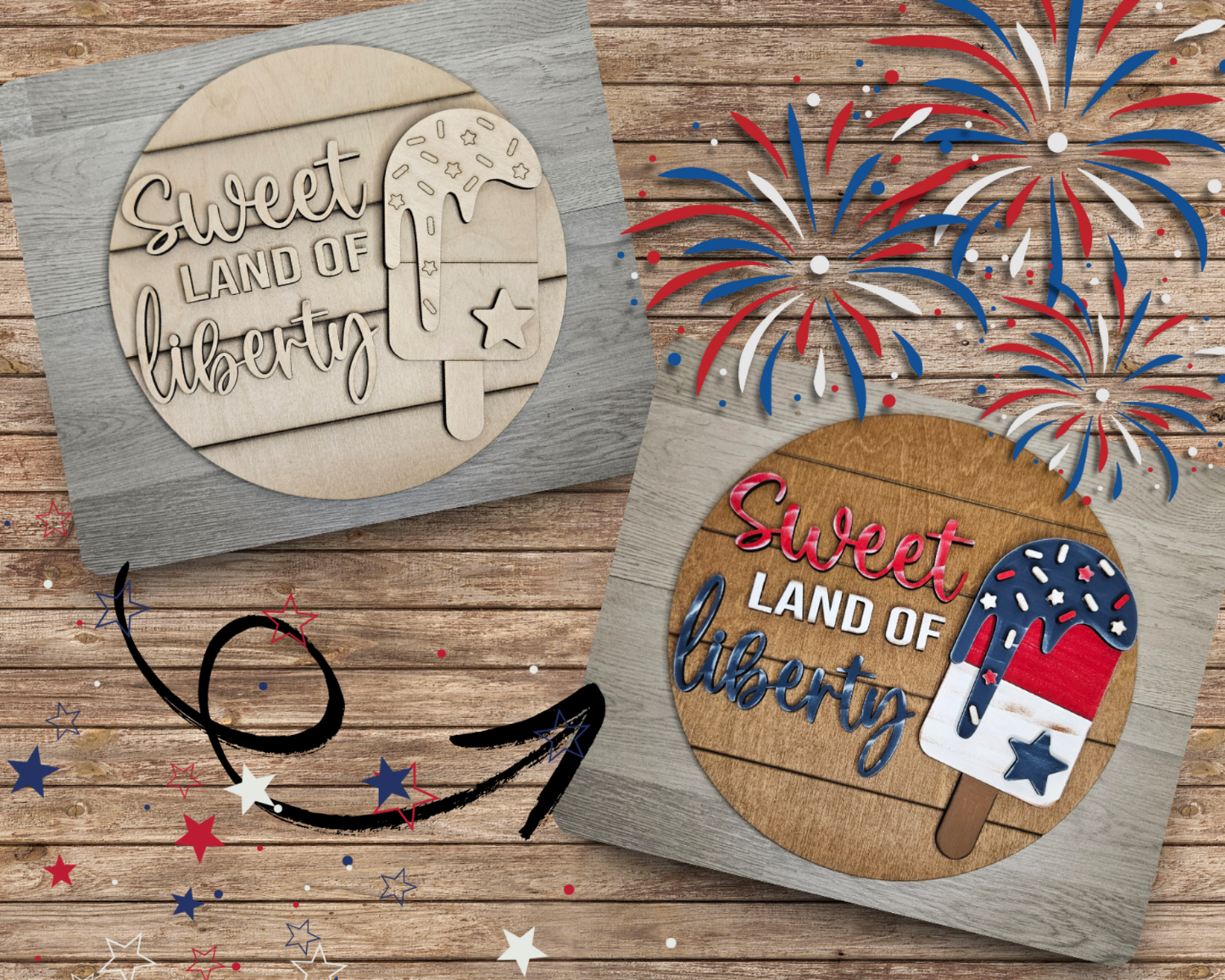Sweet Land of Liberty Ice Cream | #4762