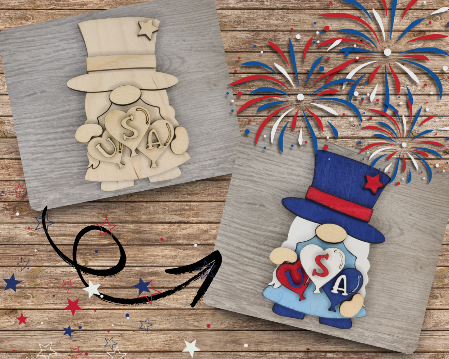 4th of July Gnome | #3692