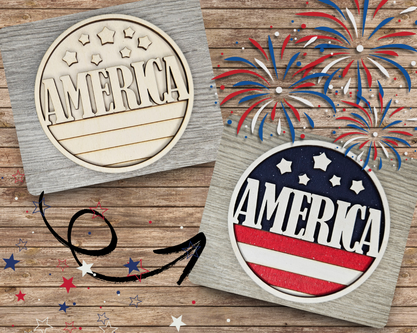 **SHOW OVERSTOCK SALE** mini kit America Round | #2260