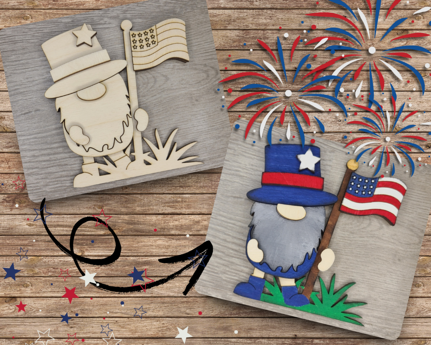 4th of July Gnome | #3693