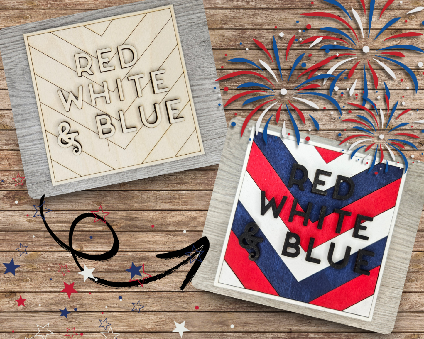 Red White Blue | #2634