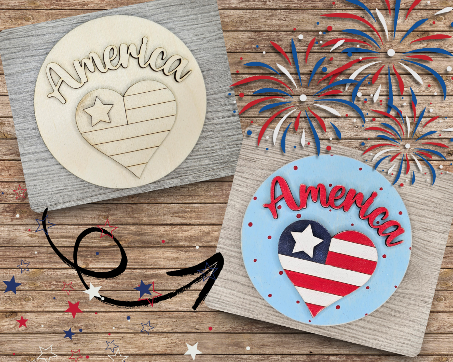 America Heart | #4230