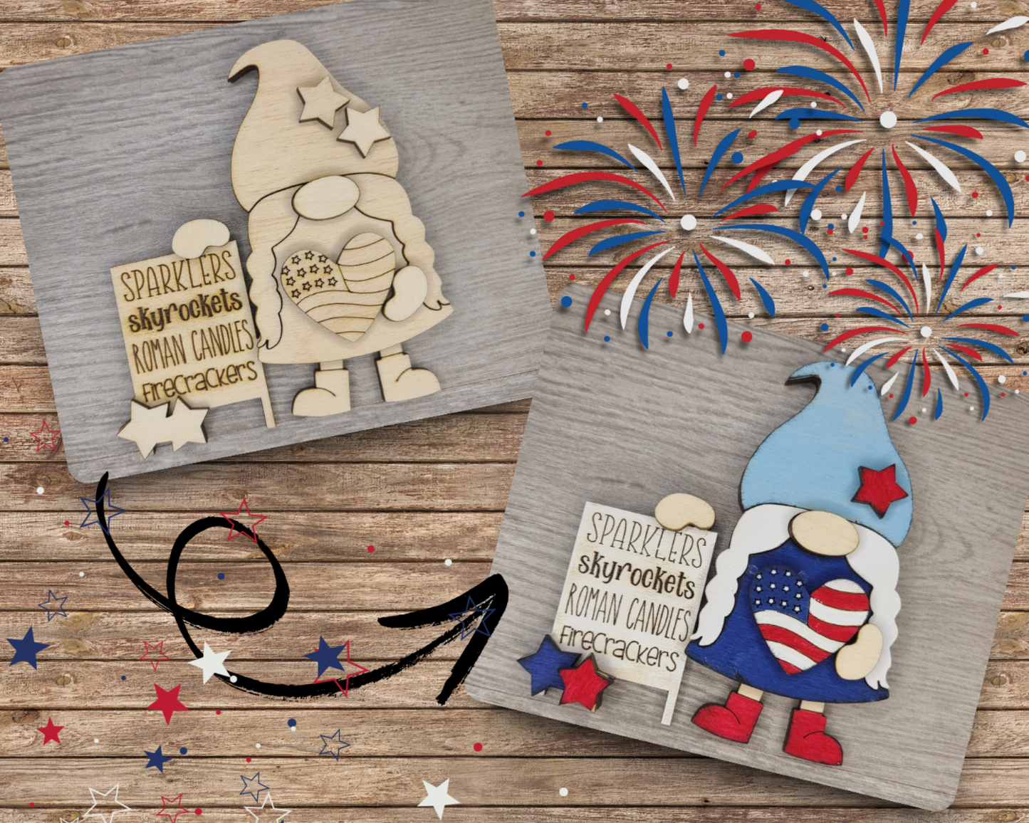 4th of July Gnome | #3695