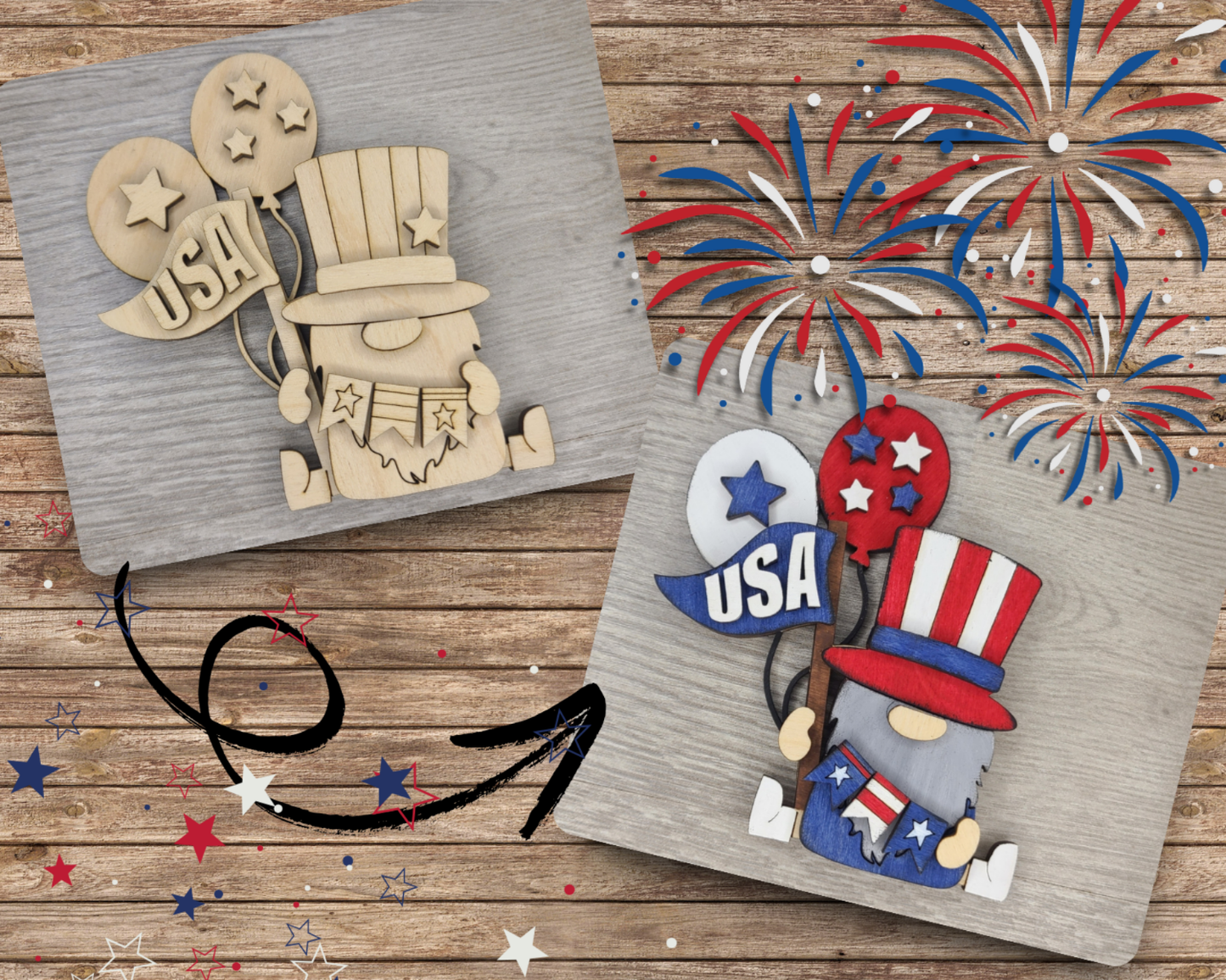 4th of July Gnome | #3694