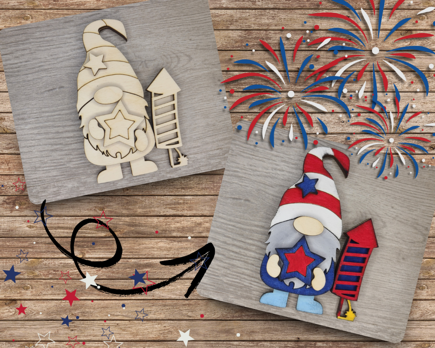 4th of July Gnome  | #3691