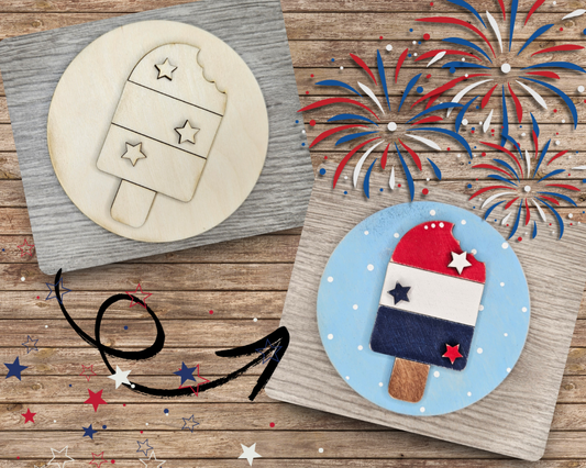 4th of July Popsicle | #4232