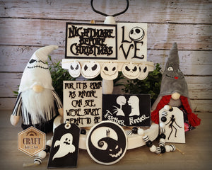 Nightmare Before Christmas Tier Tray | DIY Craft Kits | DIY Paint Party Supplies | #100035