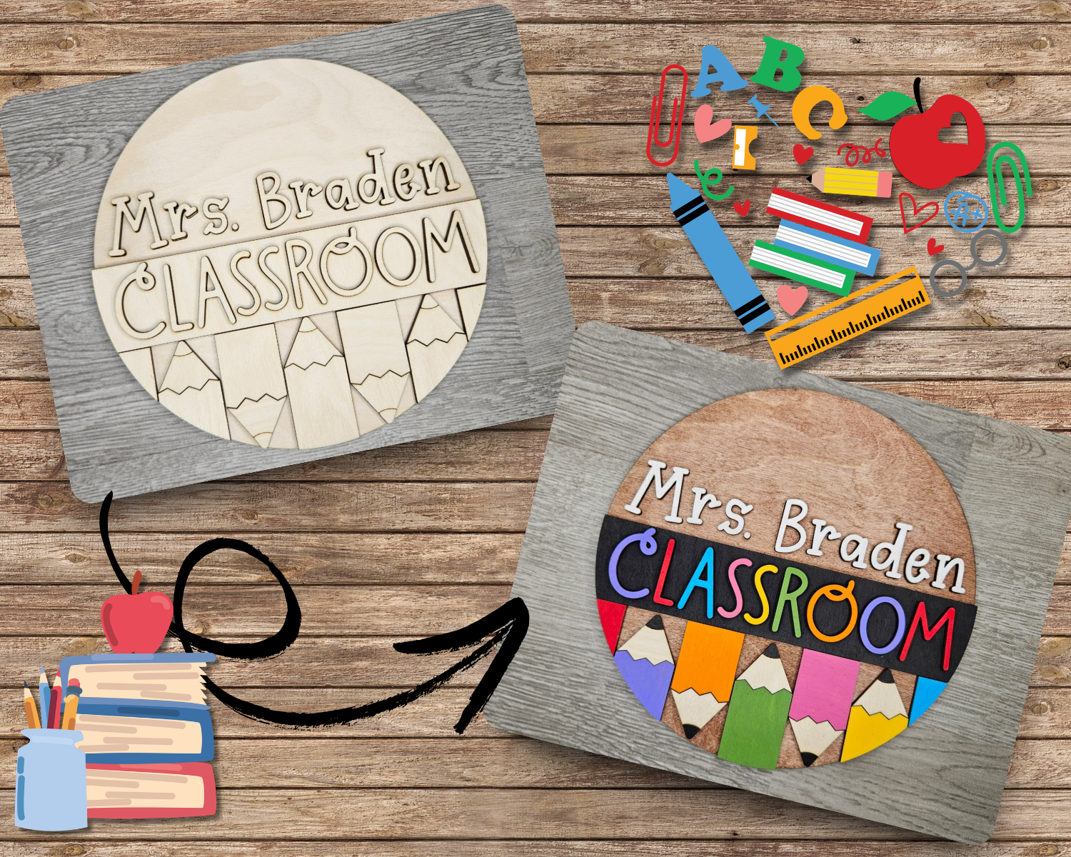 Personalized Classroom Sign | #4070 – Craft Kits 2 Go