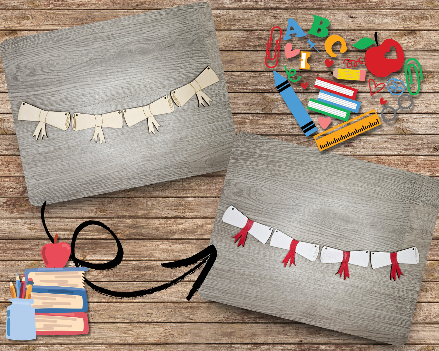 Scroll Bunting | #2789