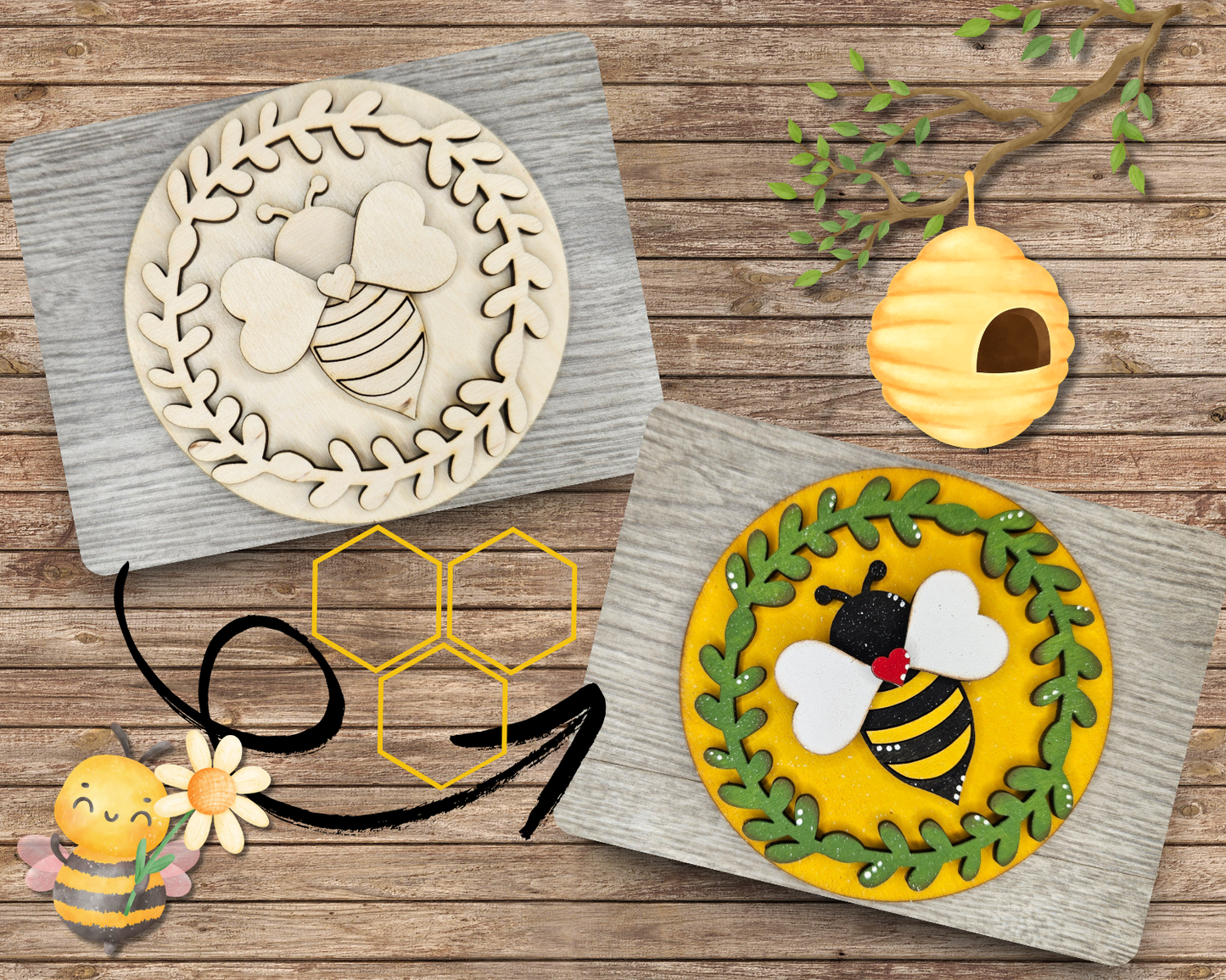 Bee Sign | #4307