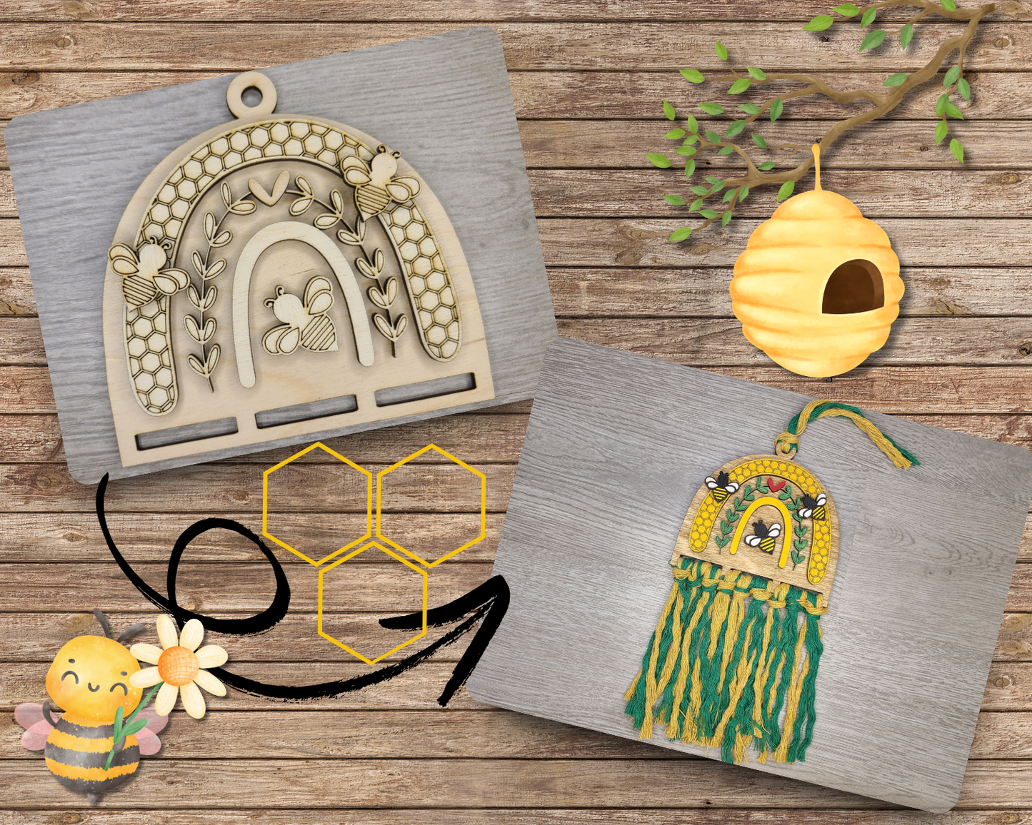 Bee Macramé Kit | #3585