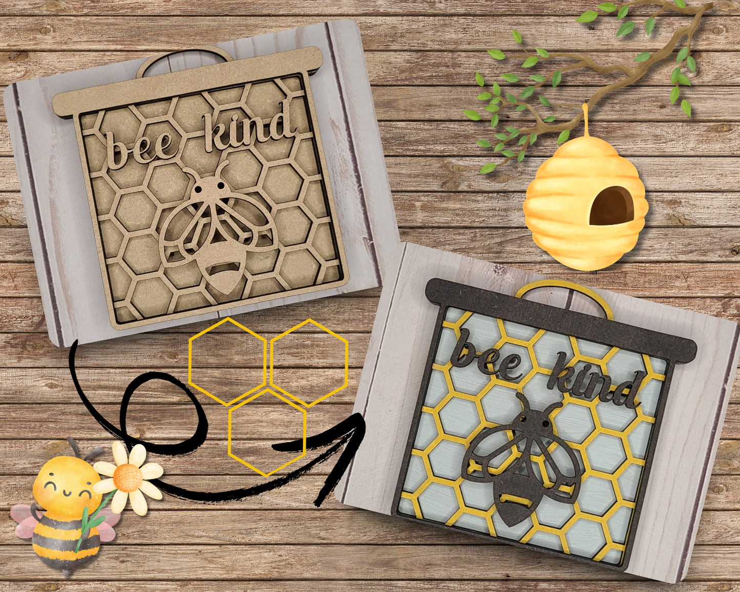 Bee Kind Sign | #2684