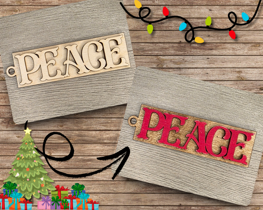 Peace Christmas Ornament | #5136