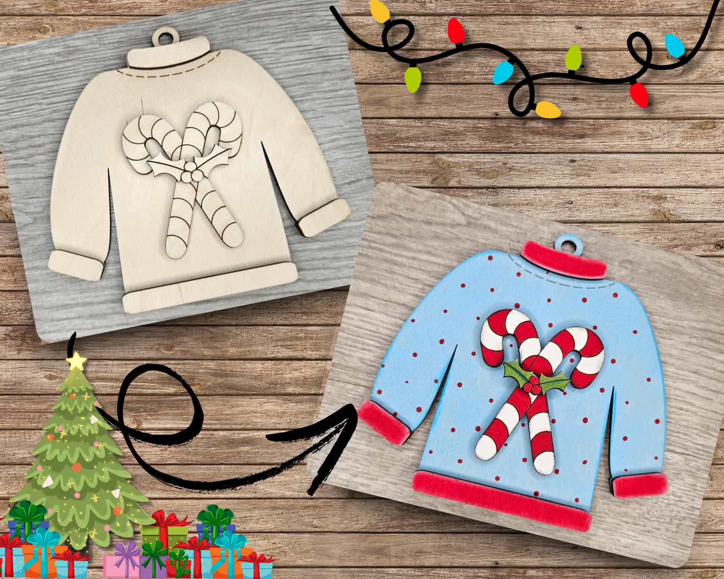 Ugly Sweater Ornament | #3809