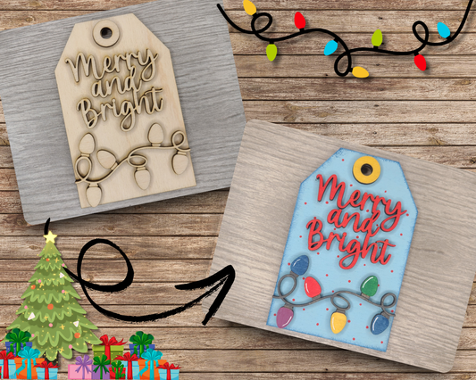 Merry & Bright Tag | #3054