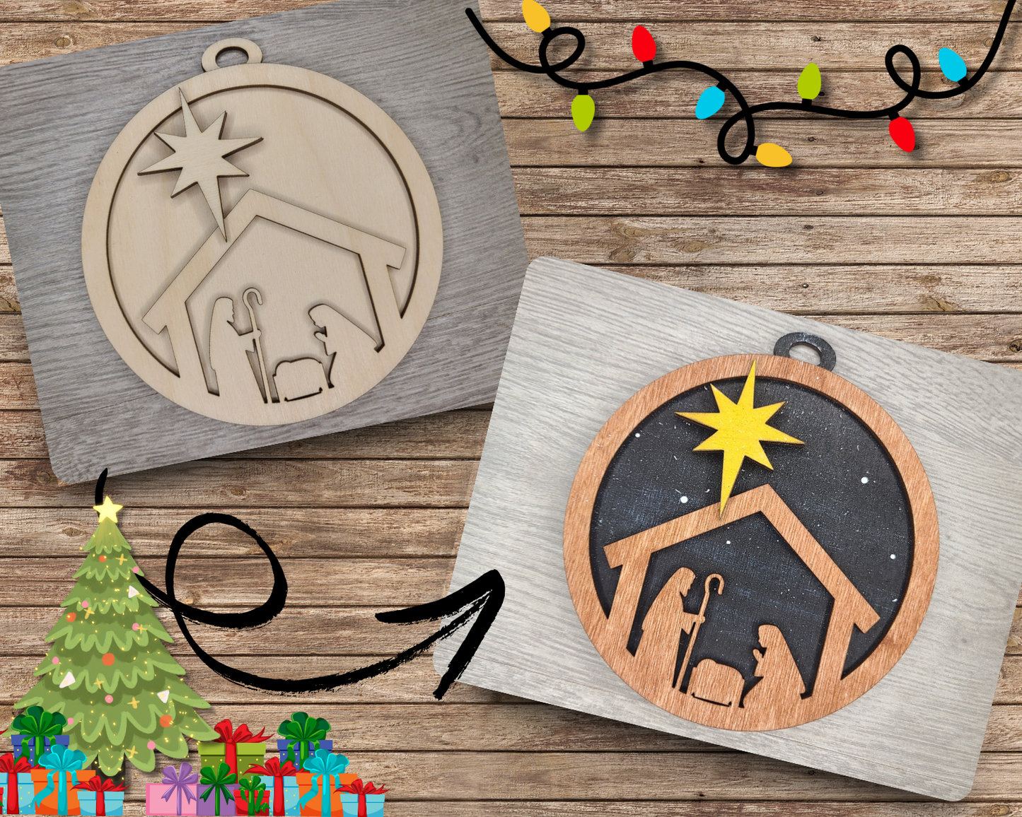 Nativity Ornament | #3887