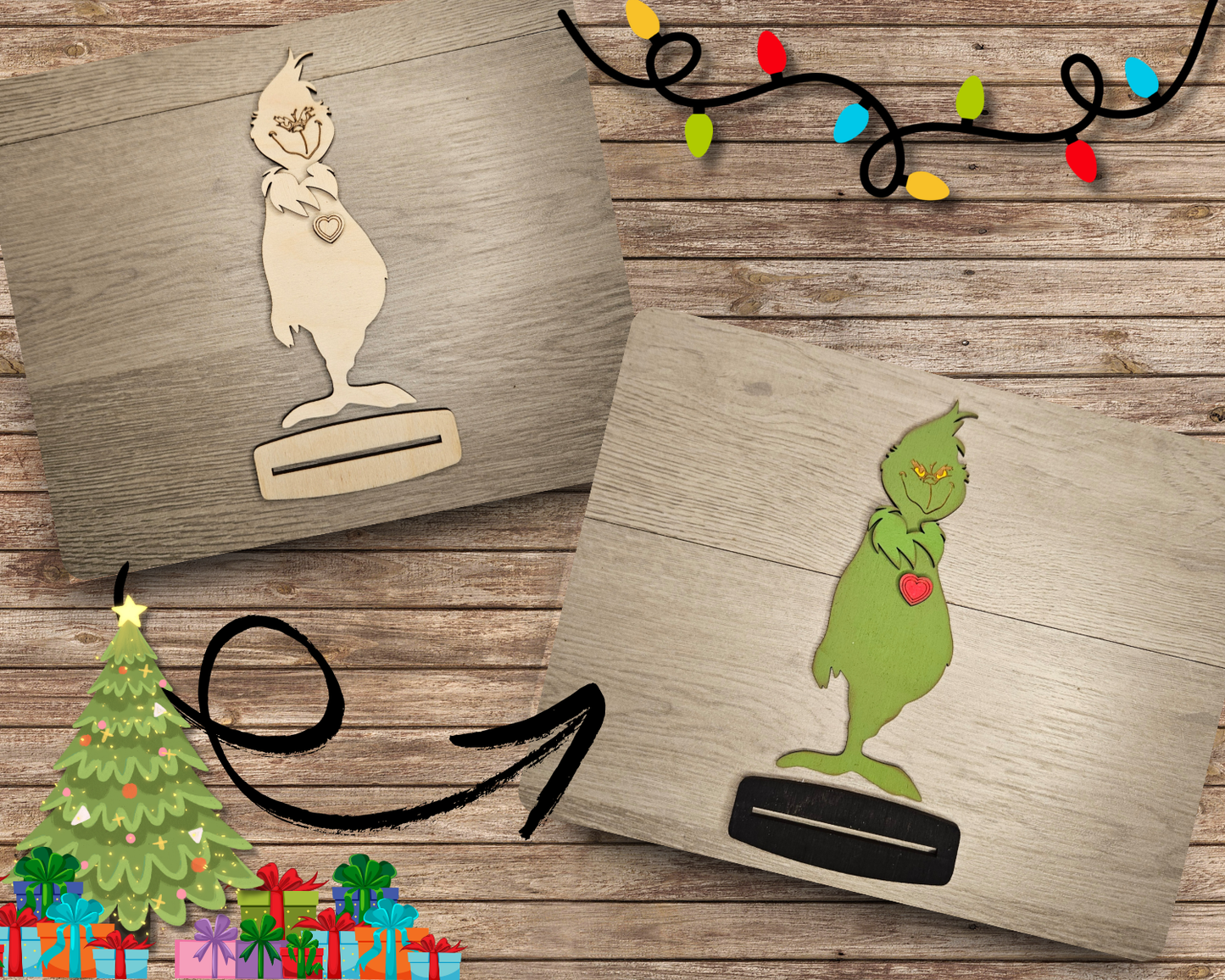 Grinch Shelf Sitter | #4666