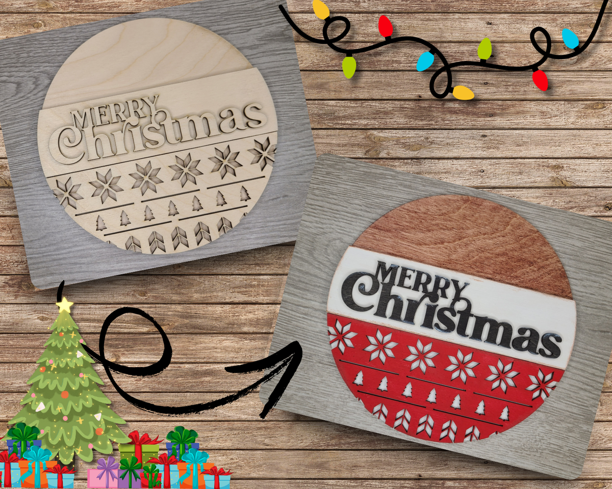 Merry Christmas Sign | #3428