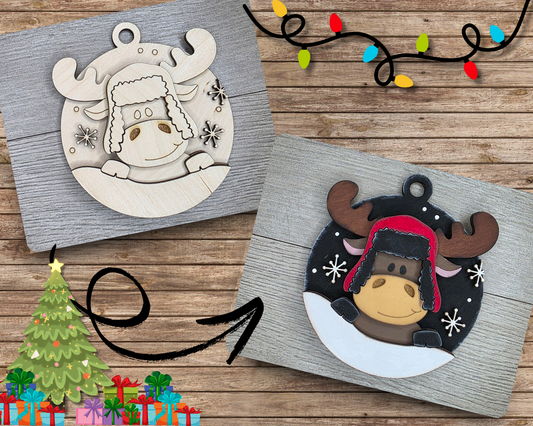 Moose Ornament | #5014