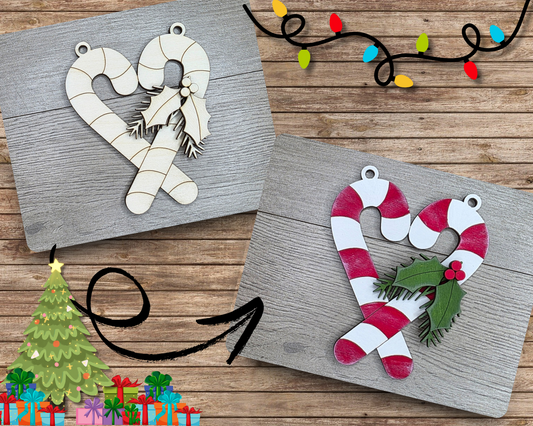 Candy Cane Christmas Ornament | #5056