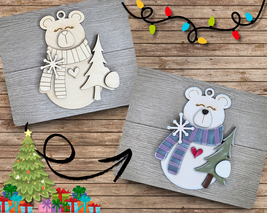 Polar Bear Christmas Ornament | #5060