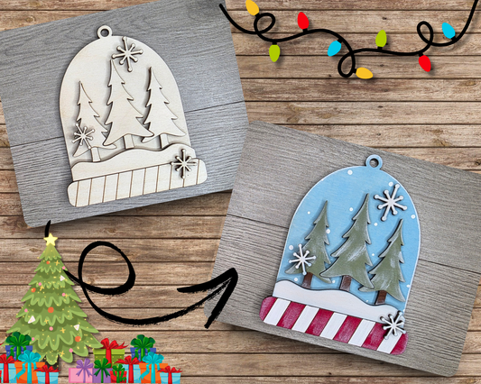 Winter Trees Christmas Ornament | #5063