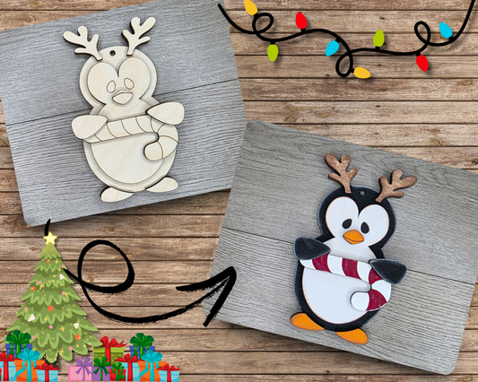 Penguin Christmas Ornament | #5077