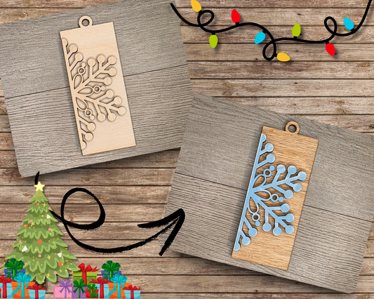 Simple Snowflake Ornament | #5106