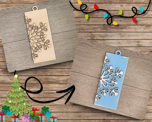 Simple Snowflake Ornament | #5098