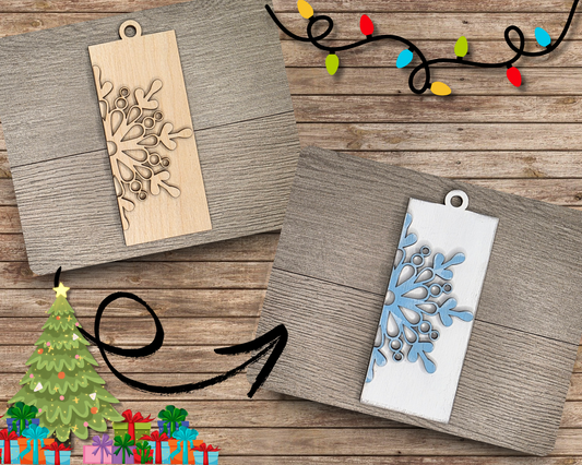 Simple Snowflake Ornament | #5112