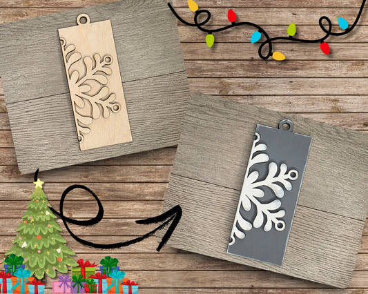 Simple Snowflake Ornament | #5108