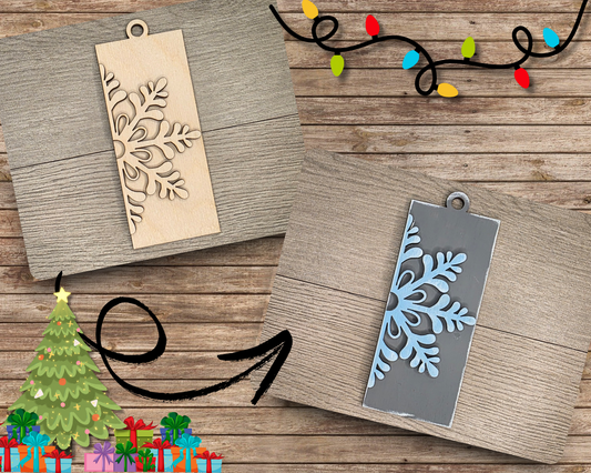 Simple Snowflake Ornament | #5114