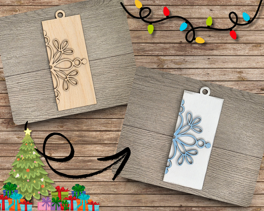 Simple Snowflake Ornament | #5107