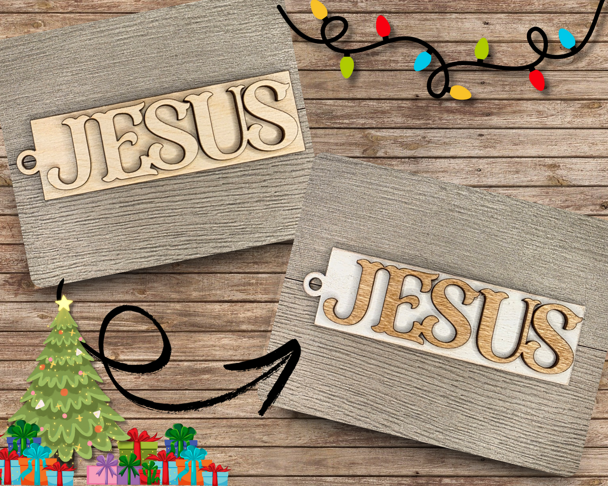 Jesus Christmas Ornament | #5127