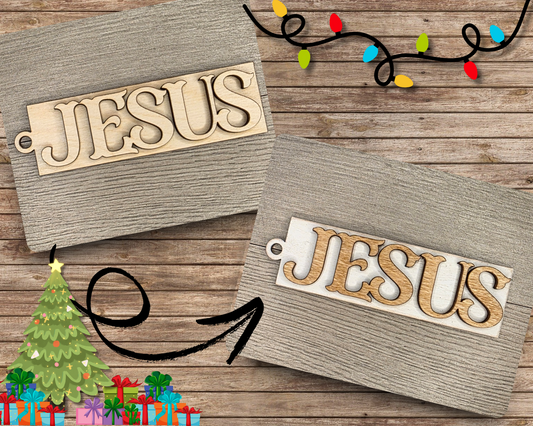 Jesus Christmas Ornament | #5127