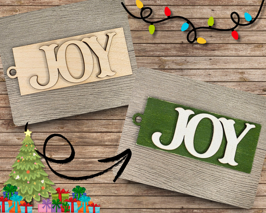 JOY Christmas Ornament | #5128