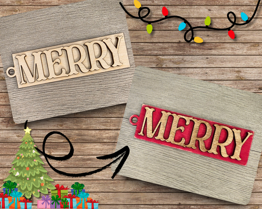 Merry Christmas Ornament | #5130