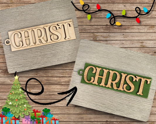 Christ Christmas Ornament | #5132