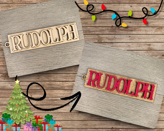 Rudolph Christmas Ornament | #5135
