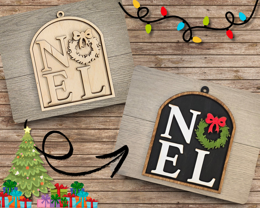NOEL Christmas Ornament  | #5145