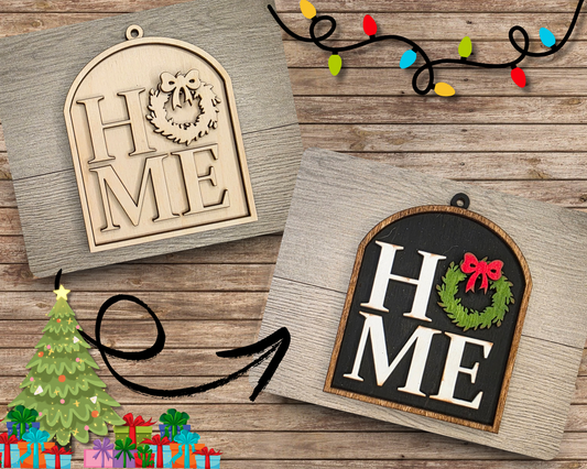 HOME Christmas Ornament  | #5144