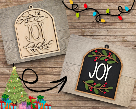 JOY Christmas Ornament  | #5142