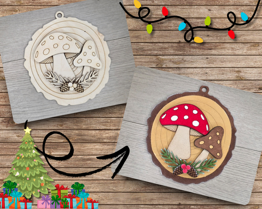 Mushroom Ornament | #5222