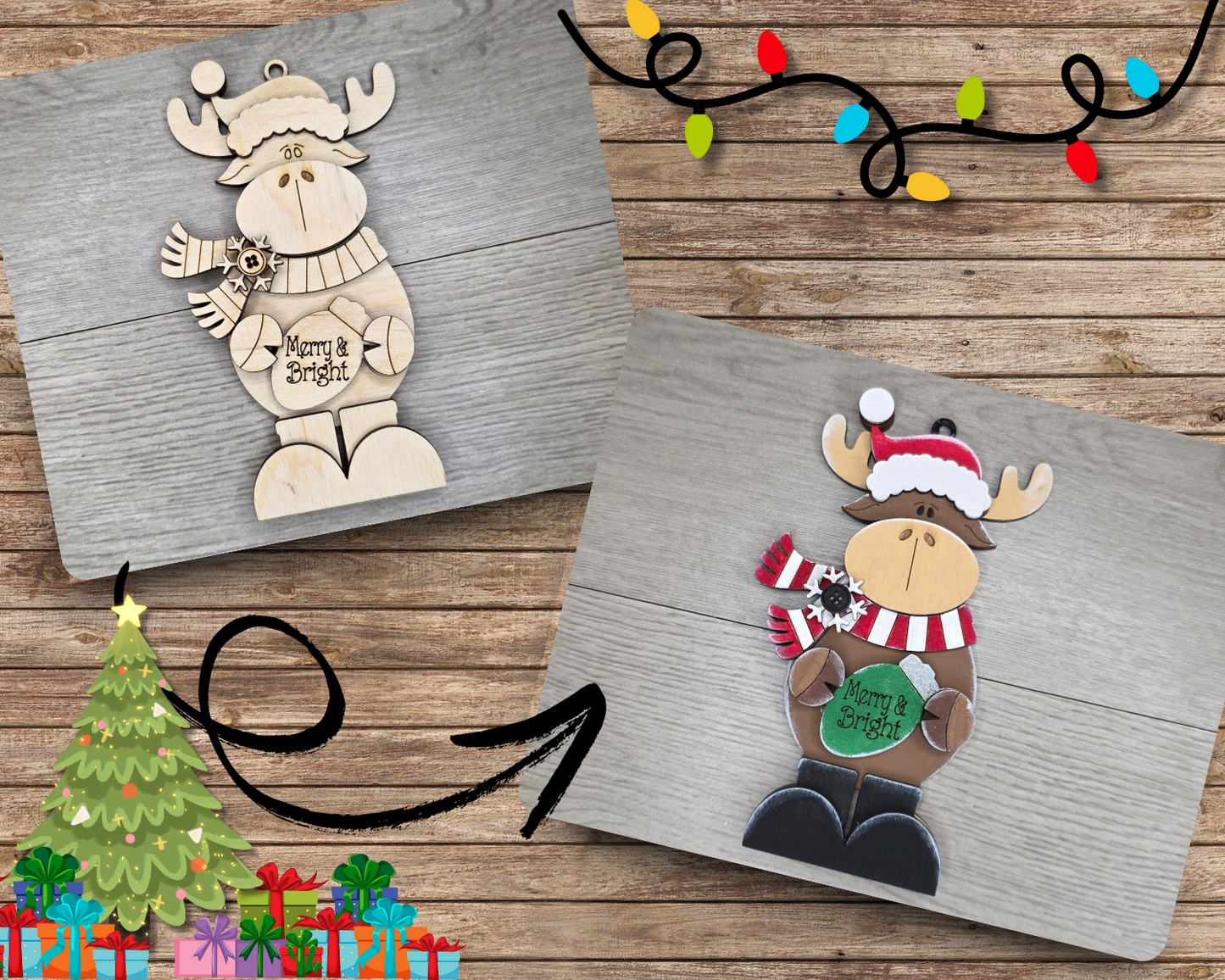 Moose Ornament | #5176