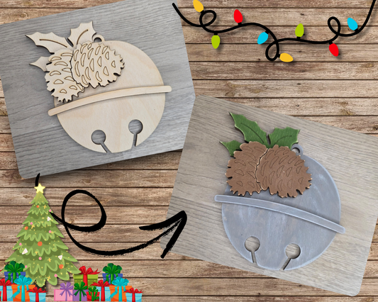 Pine Cone Bell Ornament | #2994