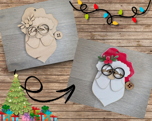 Santa Ornament  | #5333