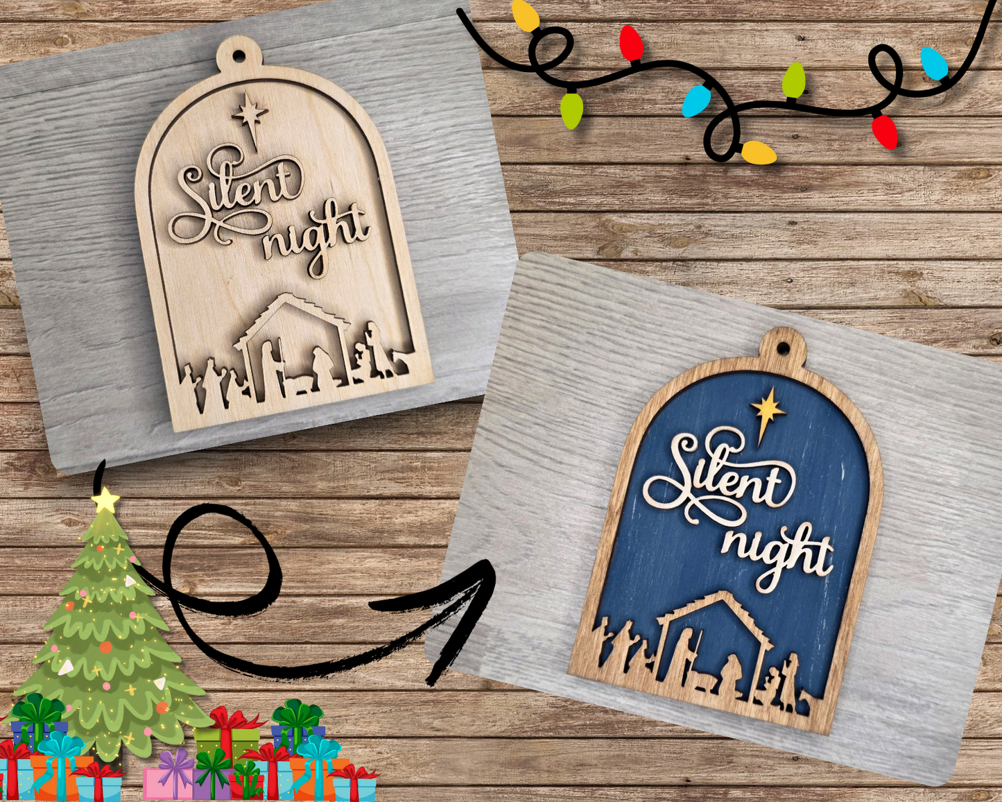 Silent Night Ornament | #5335