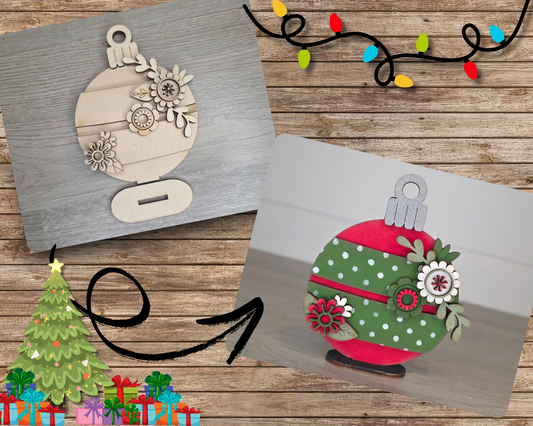 Christmas Ornament Shelf Sitter | #5164